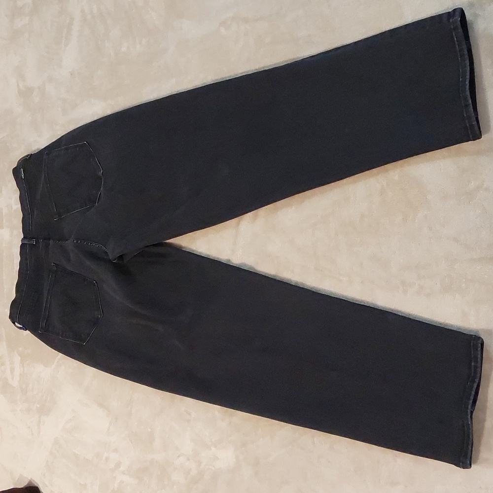 Mother High Waisted Pointy Study Nerdy jeans in black denim. Womens Size 33 - Picture 12 of 14